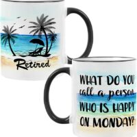 monday coffee mug retirement gift