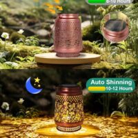 solar hummingbird lantern