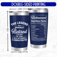 retire3ment tumbler gift
