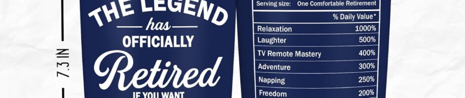 retire3ment tumbler gift